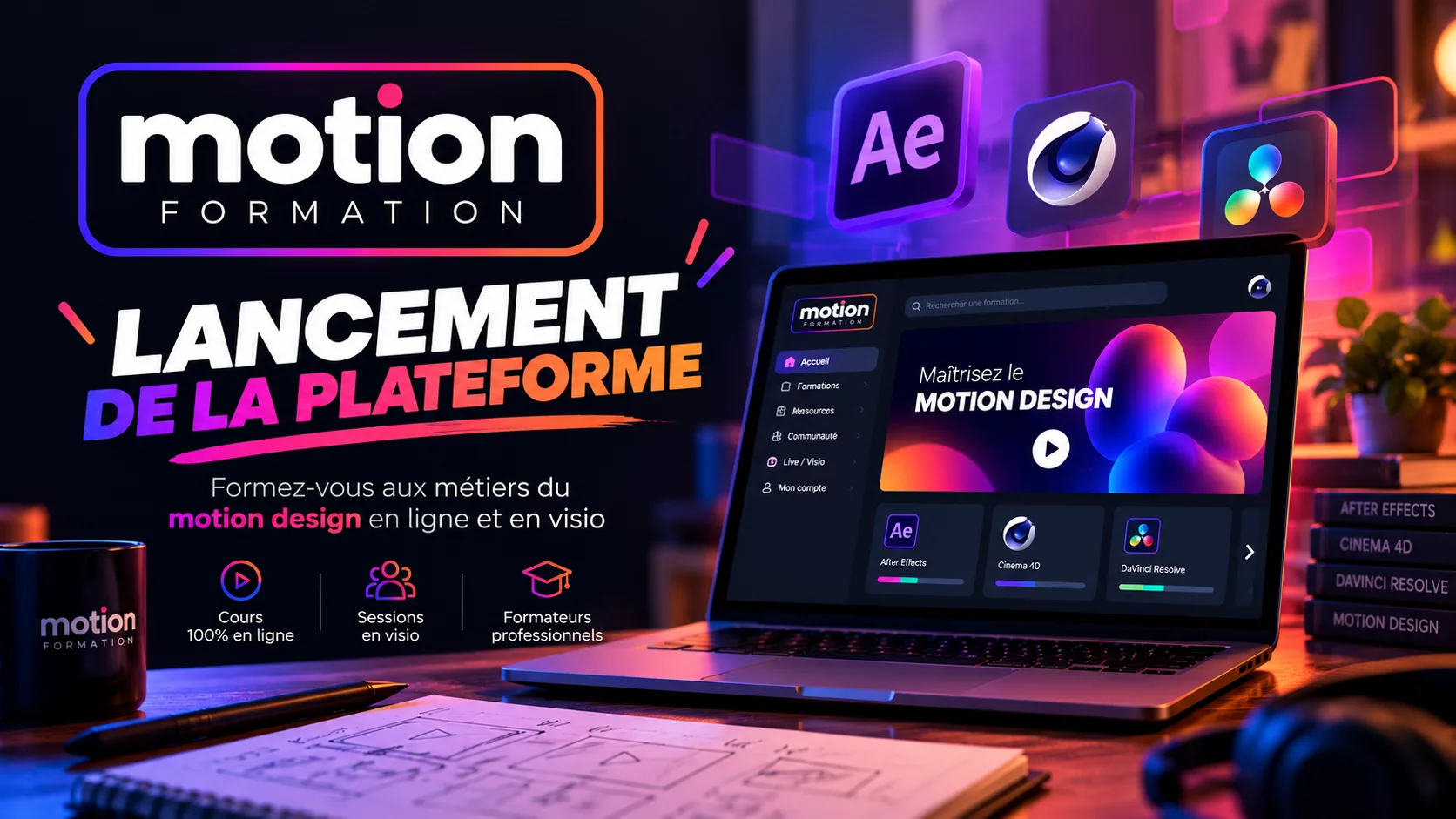 Motion Formation : pourquoi j'ai décidé de créer ma propre plateforme de formation